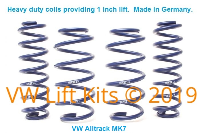 These Heavy Duty Springs are longer than stock that will never sag. Add 1 inch of Lift.